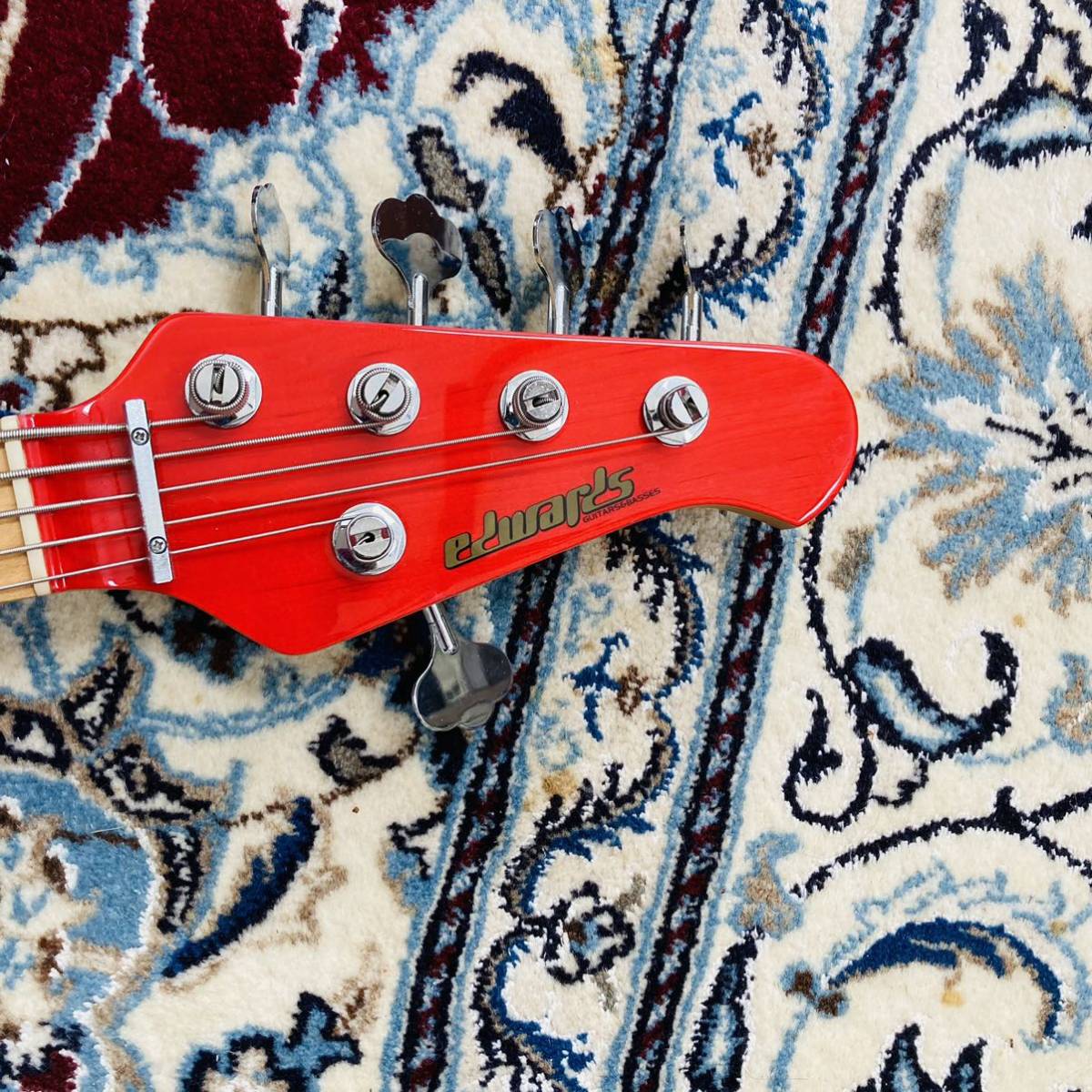 激レア美品】ESP Edwards E-T-170BD Fiesta Red Tetsuya Bardic Bass 5