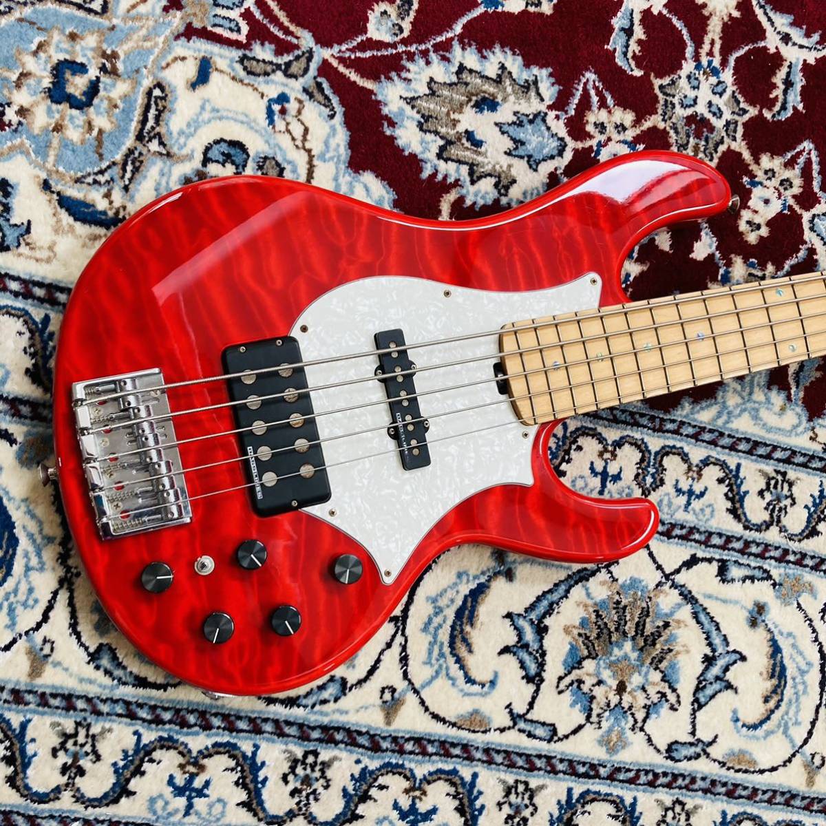 激レア美品】ESP Edwards E-T-170BD Fiesta Red Tetsuya Bardic Bass 5