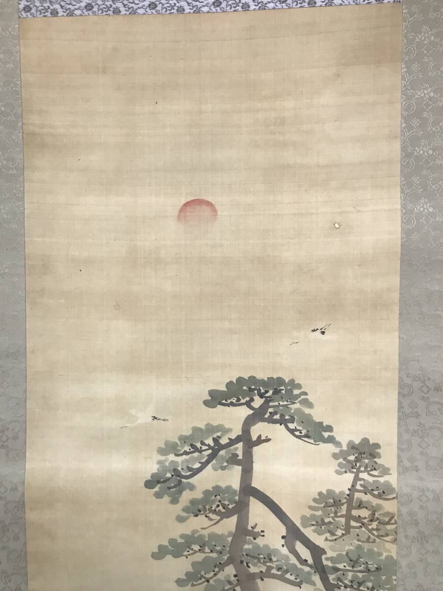 直斎 旭日鶴亀図 掛軸☆宝船☆AB-832 - 通販 - hanackenovinky.cz