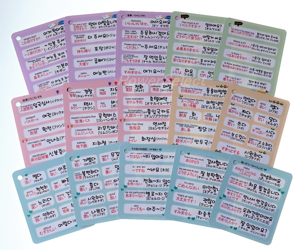 ITZY イッチ K-POP グッズ 韓国語 単語カード 単語帳 63枚入 + ケース 付の画像3
