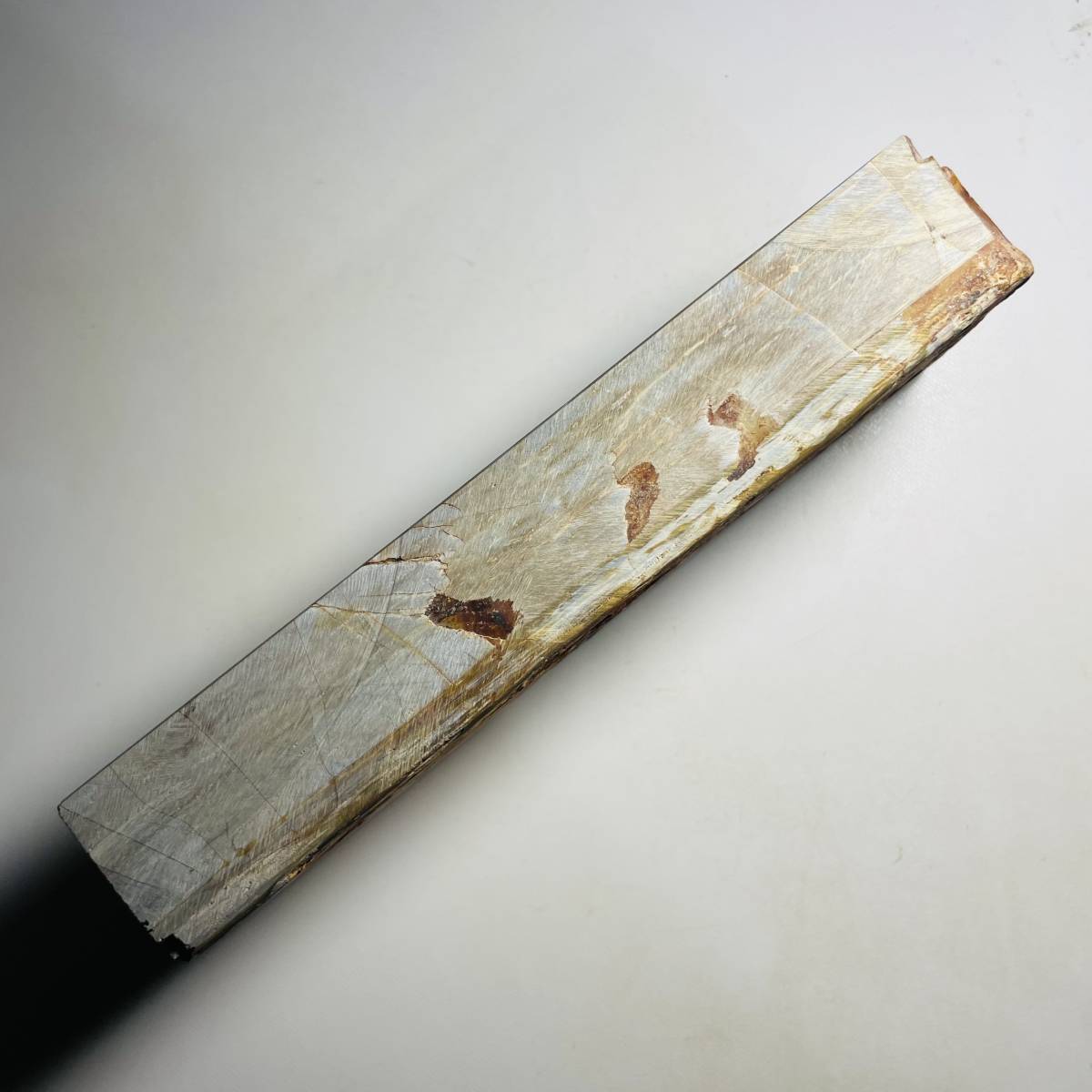 天然砥石 正本山 中山 巣板 2238g 大判 仕上げ砥石 加藤鉱山 / 鉋鑿