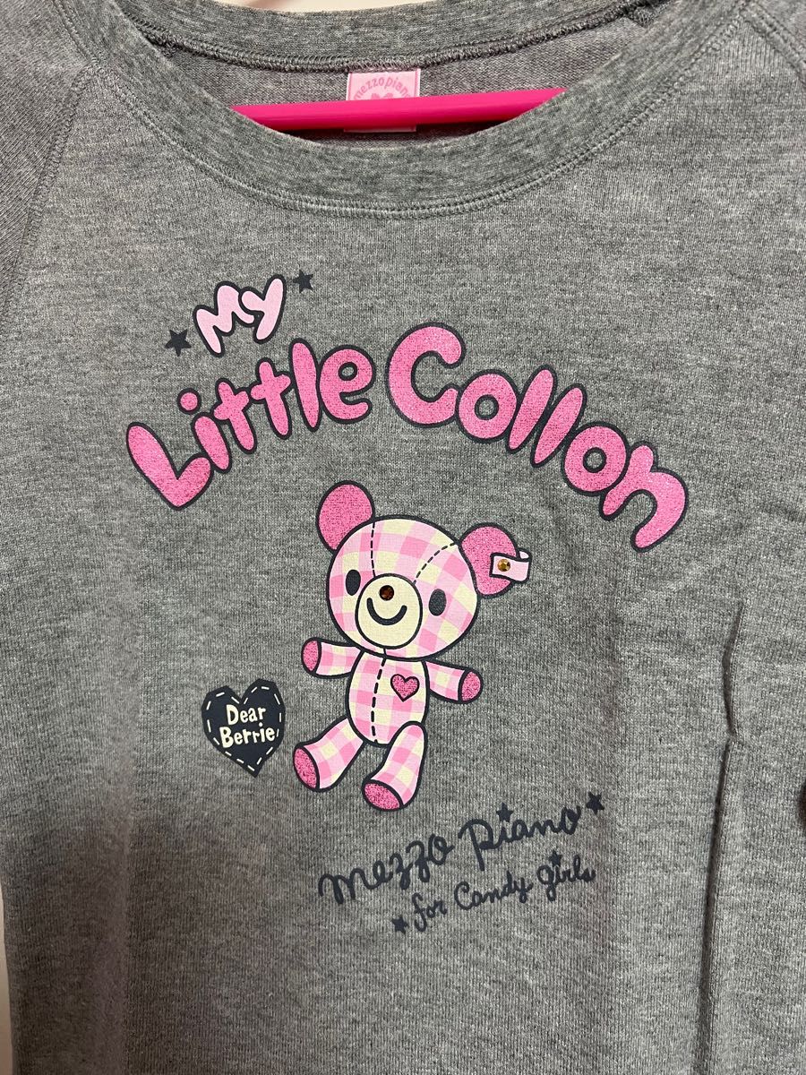 メゾピアノジュニア☆コロンちゃん　ラグランTシャツ　160 ベリエちゃん　平成レトロ　