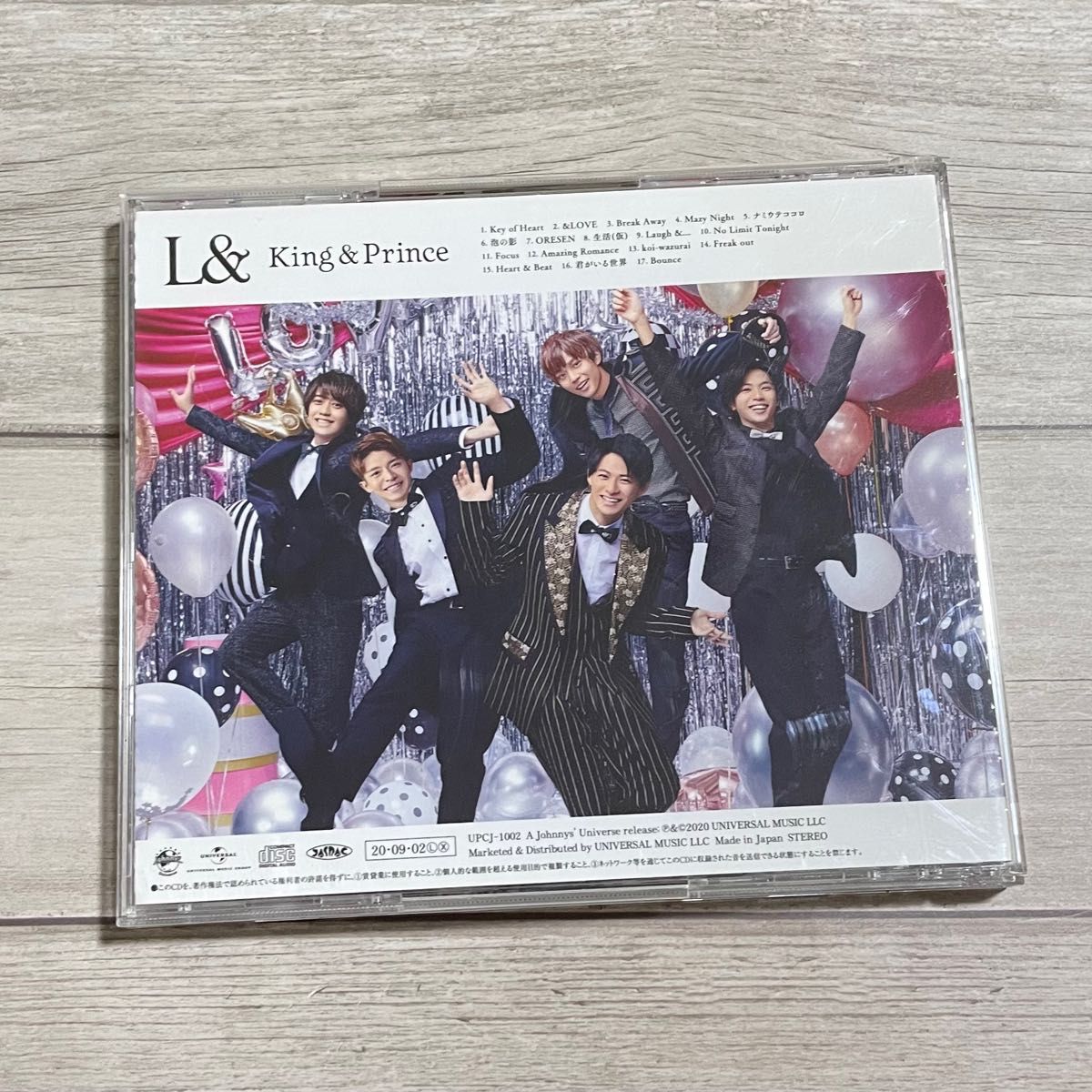 ③King & Prince キンプリ L& ランド アルバム 3形態セット　初回限定盤A、B、通常盤 King&Prince