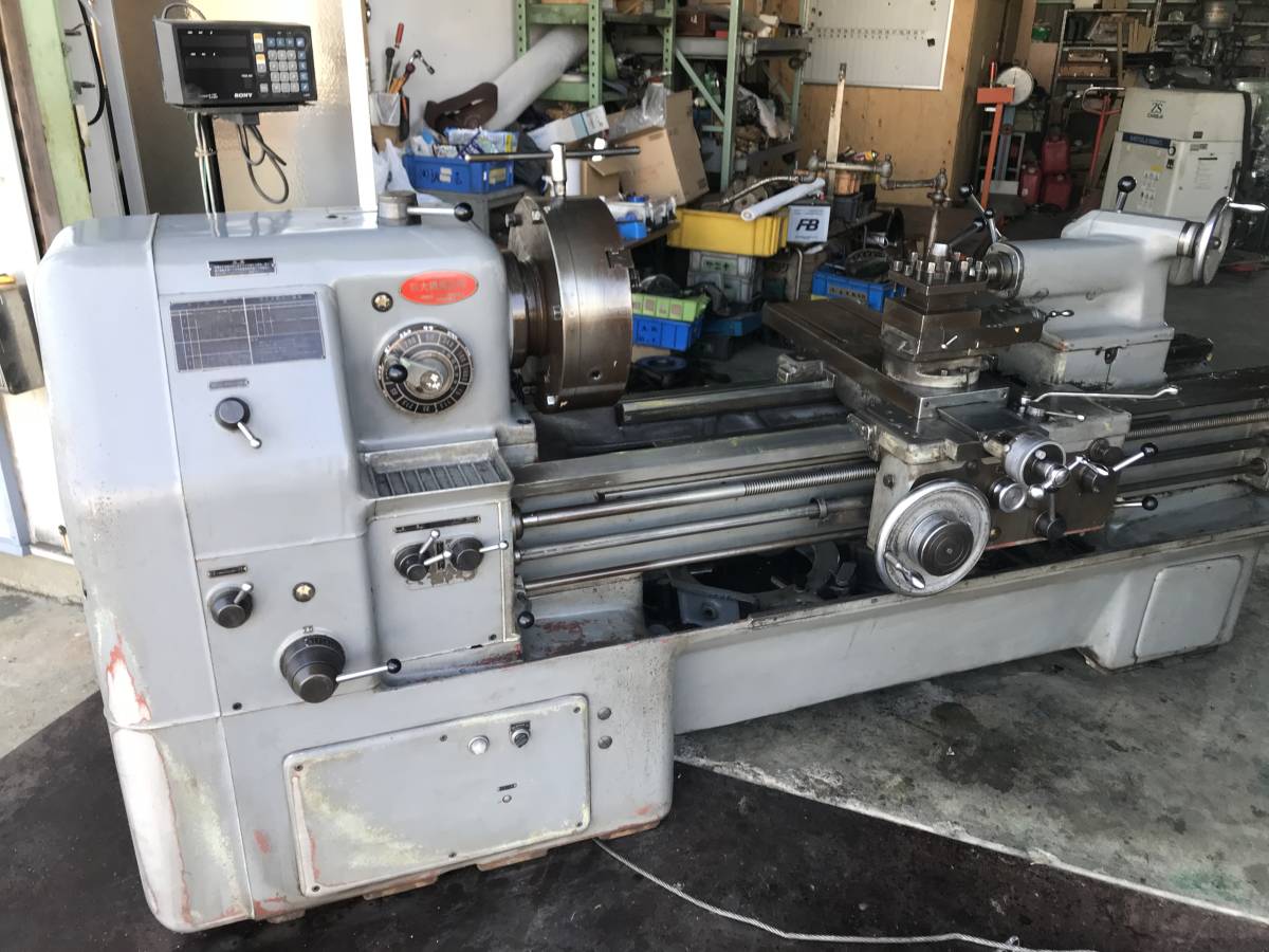  ok ma all-purpose lathe ( core interval 1250 lathe ) digital counter attaching * all operation verification ending * selling out *