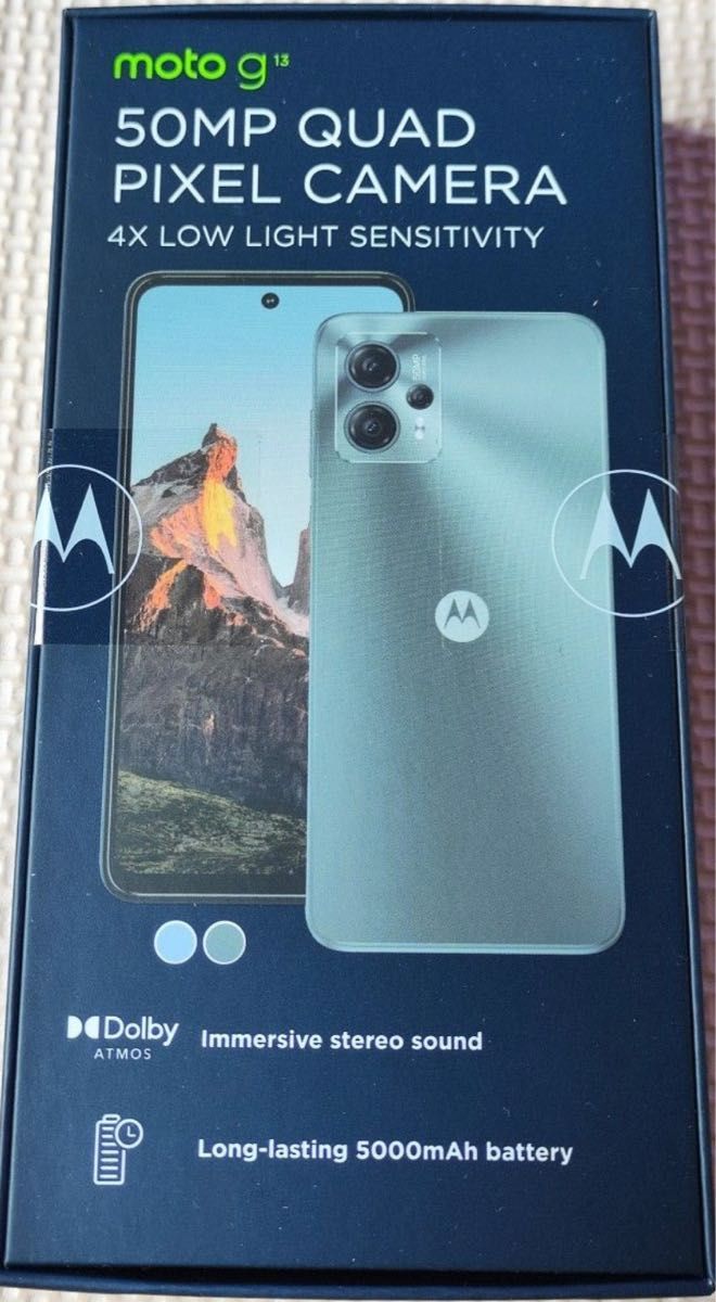お得セット モトローラ PAWW0019JP SIMフリースマートフォン moto g13