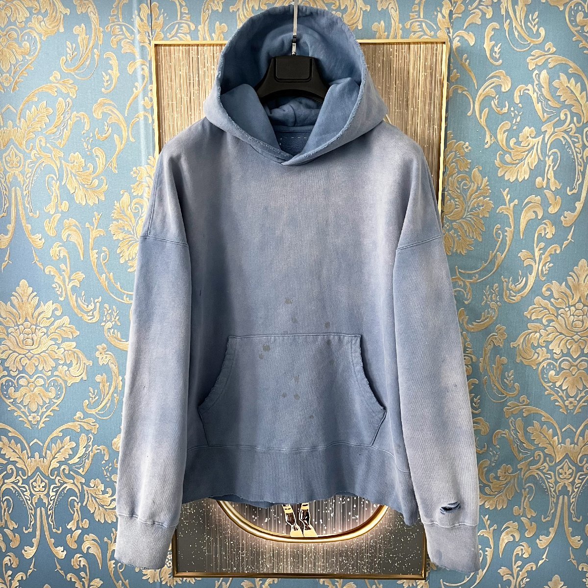 VISVIM ビズビム 23SS COURT HOODIE P.O CRASH BLACK JOURNEYMAN PANTS