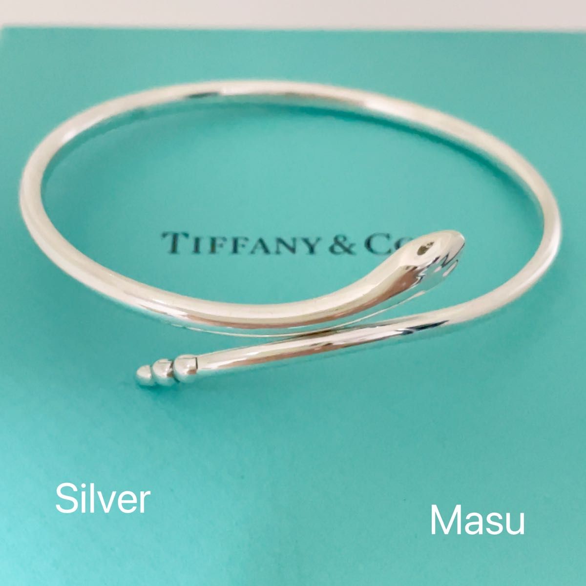 希少TIFFANY&Co.ティファニースネーク 蛇 ペレッティバングル