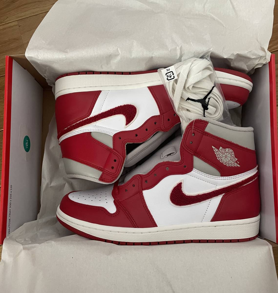 Nike WMNS Air Jordan 1 High OG 27.5cm Varsity Red Chenille ナイキ