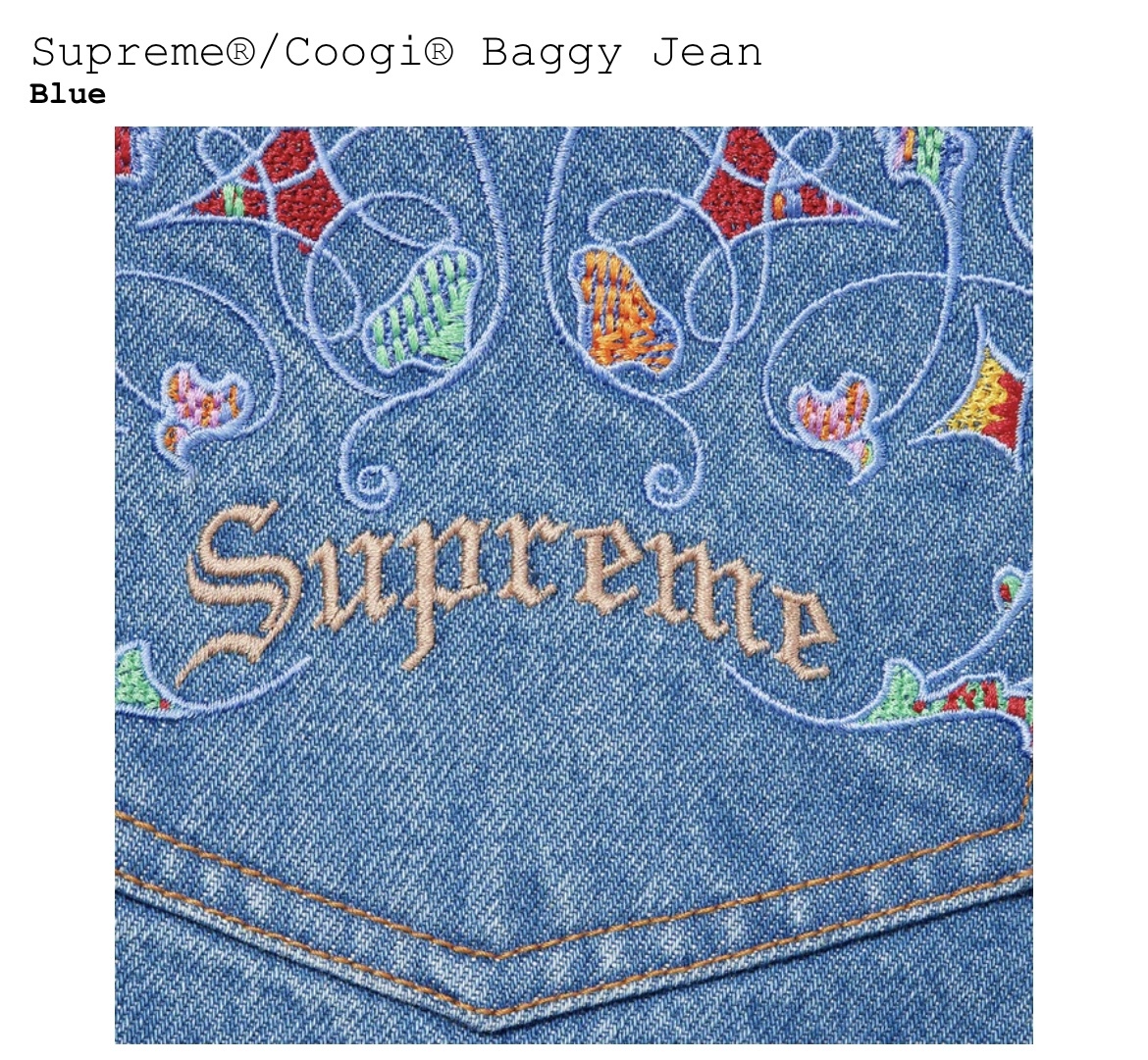 Supreme Coogi Baggy Jean 30 デニム denim - デニム