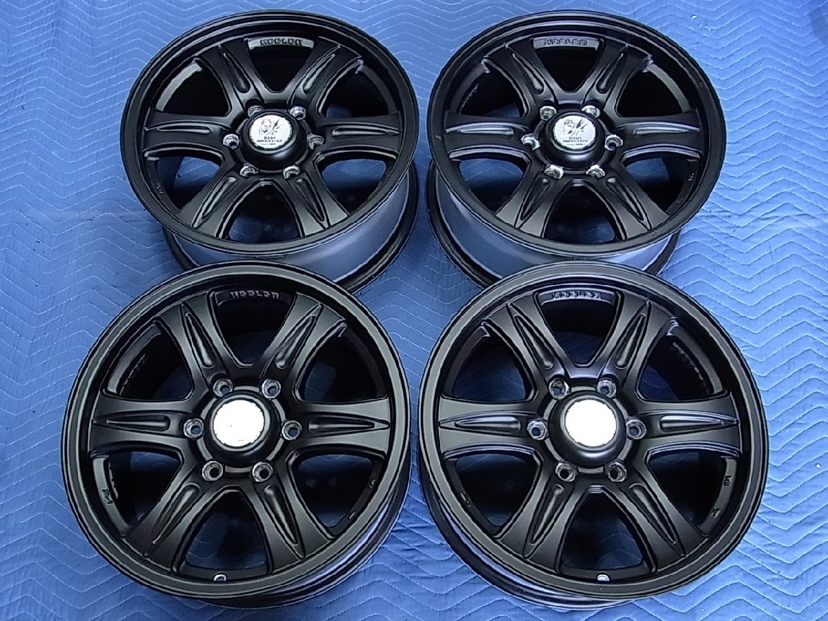 Weds KEELER G-GRAND 17インチ 7.5J 30 6H PCD 139.7 マットブラック