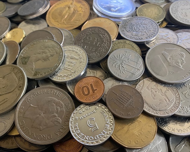 外国コイン まとめて おまとめ 貨幣 2キロ ②の画像8