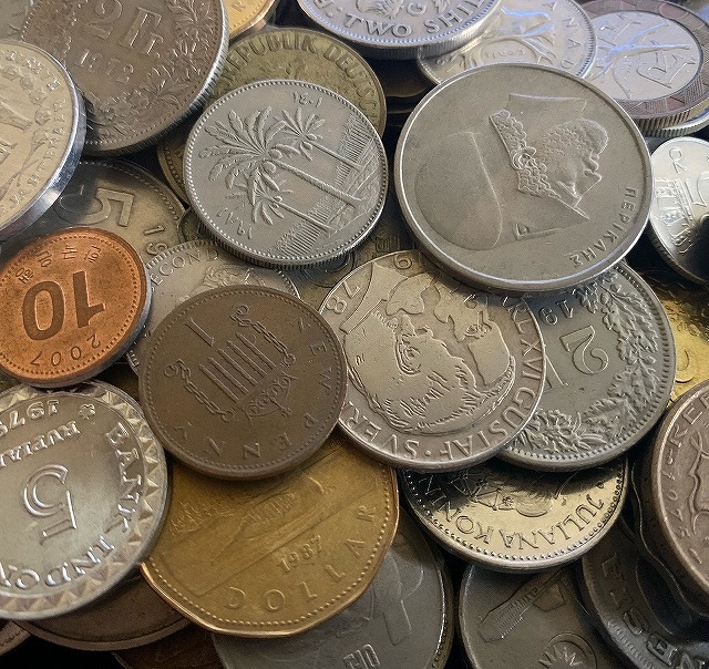 外国コイン まとめて おまとめ 貨幣 2キロ ②の画像3