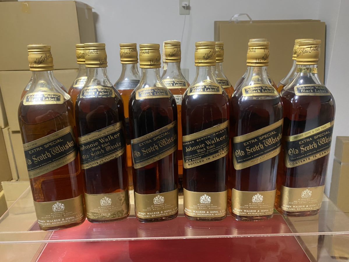 黒ラベル 古酒 未開栓 13本セット Johnnie Walker ジョニーウォーカー