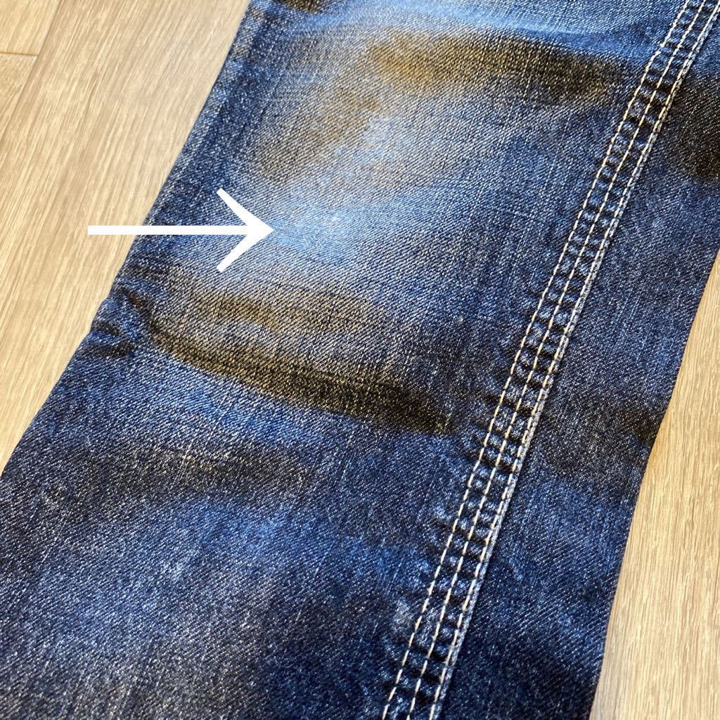  free shipping old clothes jeans [ Levi's | cropped pants W27×L?]