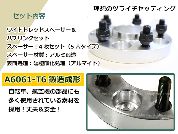 E52エルグランド ワイドスペーサー 5HPCD114.3/12*1.25 25mm 4枚ツライチ ホイール ワイトレ ハブ付き オフセット調整 ハブセン ハブリング_画像2