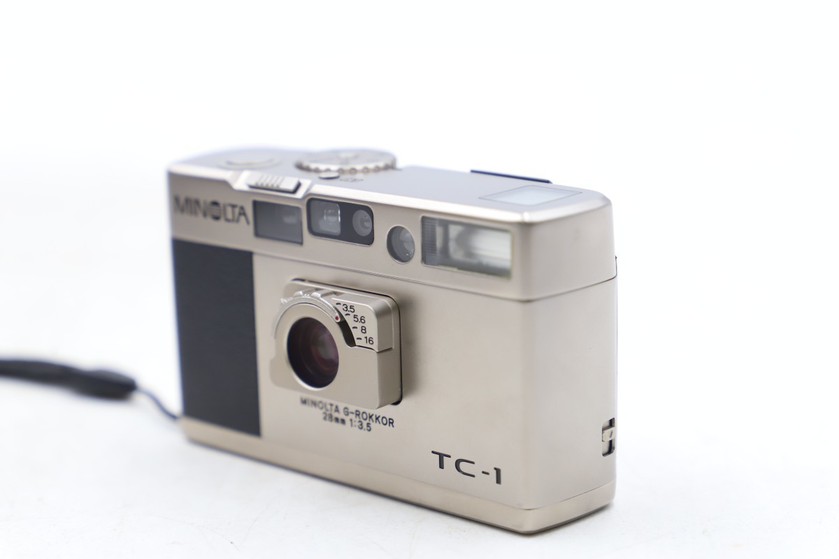 MINOLTA/ミノルタ TC-1 コンパクトカメラ G ROKKOR 28mm 3.5 元箱