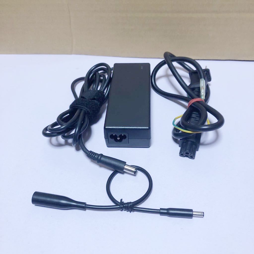 DELL original AC adaptor *LA90PM111/19.5V 4.62A/ connector : outer diameter approximately 7.5mm modification outer diameter 4.5mm used operation goods control number SHA1029