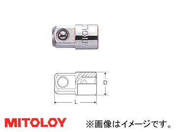 ミトロイ/MITOLOY 1/4(6.35mm) アダプター AD23_画像1