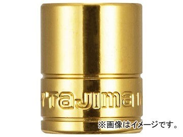 タジマ ソケットアダプター3分用ショート 19mm 6角 TSKA3S-19-6K(8134943)_画像1