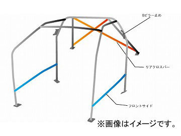 オクヤマ ロールバー 736 055 3 スチール ダッシュボード貫通 10P No.20 2名 スバル BRZ ZC6 内装無車用 3ドア ノーマルルーフ_画像1