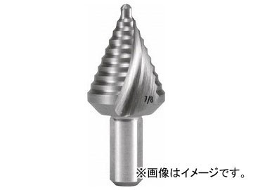 ルコー 2枚刃スパイラルステップドリル 1-3/8 コバルトハイス ルコー 2枚刃スパイラルステップドリル 1-3/8 コバルトハイス