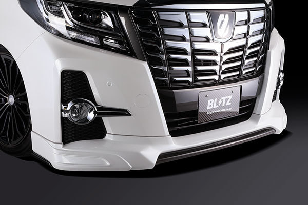 ブリッツ/BLITZ エアロスピードRコンセプト フロントリップスポイラー 未塗装 60192 トヨタ アルファード_画像1