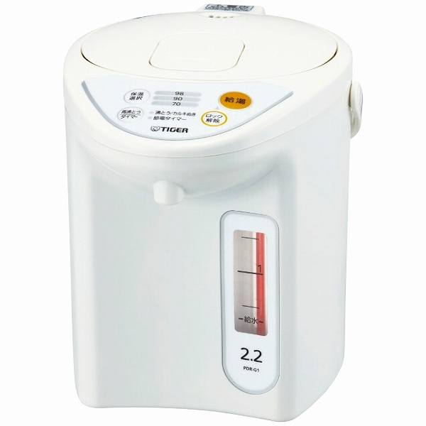 上質で快適 タイガー魔法瓶 PDR-G221W(6175-035) 2.2L マイコン電動