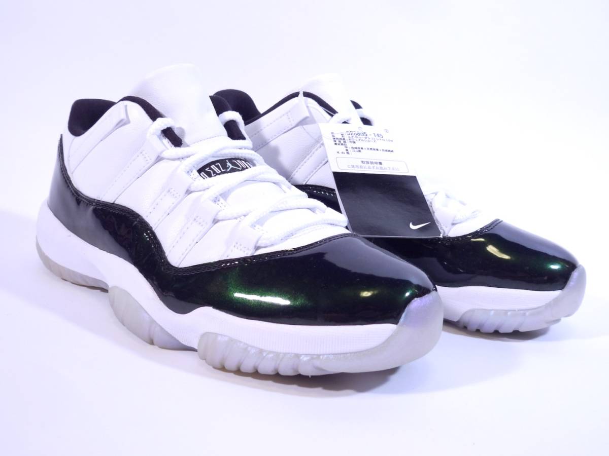 本物/2018年 NIKE AIR JORDAN11 RETRO LOW IRIDESCENT/イースター US9/27cm 新品未使用 エアジョーダン11 CONCORD og dunk sb sp supreme_確実な本物、正規品を保証します