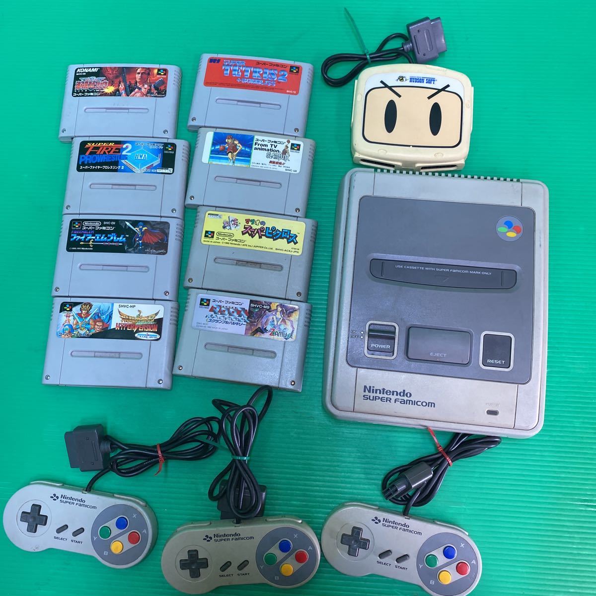 高品質 Nintendo スーパーファミコン本体 カセット8本まとめ売り i9tmg