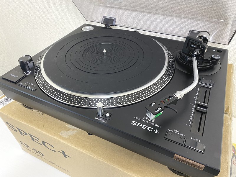 送料込み ■ 超美品 SPEC+ AP-50 レコードプレーヤー ダイレクトドライブターンテーブル