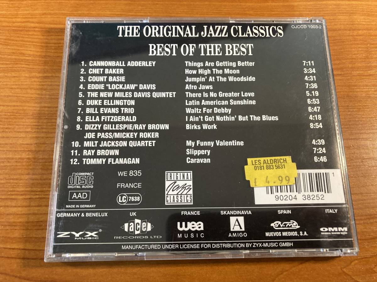 【1】M4621◆The Best Of Original Jazz Classics◆ザ・ベスト・オブ・オリジナル・ジャズ・クラシックス◆輸入盤◆_画像2