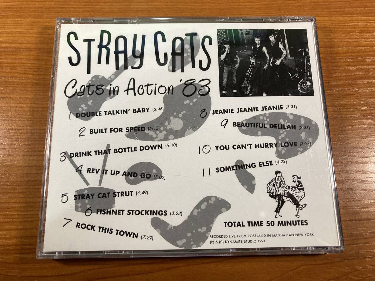 【1】4806◆Stray Cats／Cats in Action '83◆ストレイ・キャッツ◆輸入盤◆_画像2