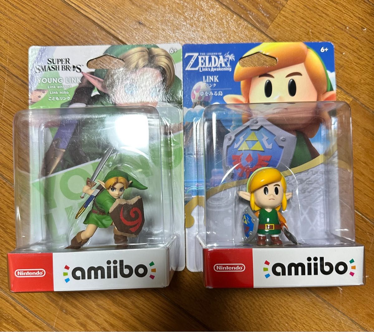 未開封】 amiibo こどもリンク & リンク 夢をみる島 ゼルダの伝説-