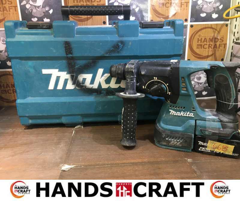 マキタ makita HR244D ハンマドリル 中古品 18V 6.0Ah バッテリー×1 充電器 【ハンズクラフト宜野湾店】