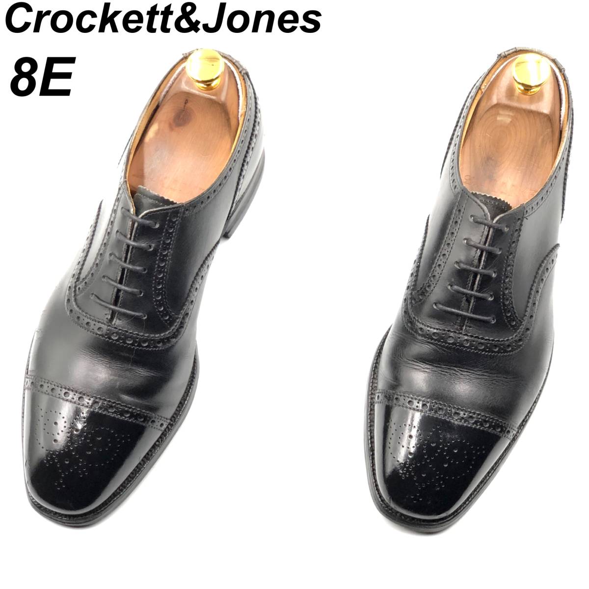 即決 Crockett&Jones クロケット&ジョーンズ 26cm 8E メンズ レザー