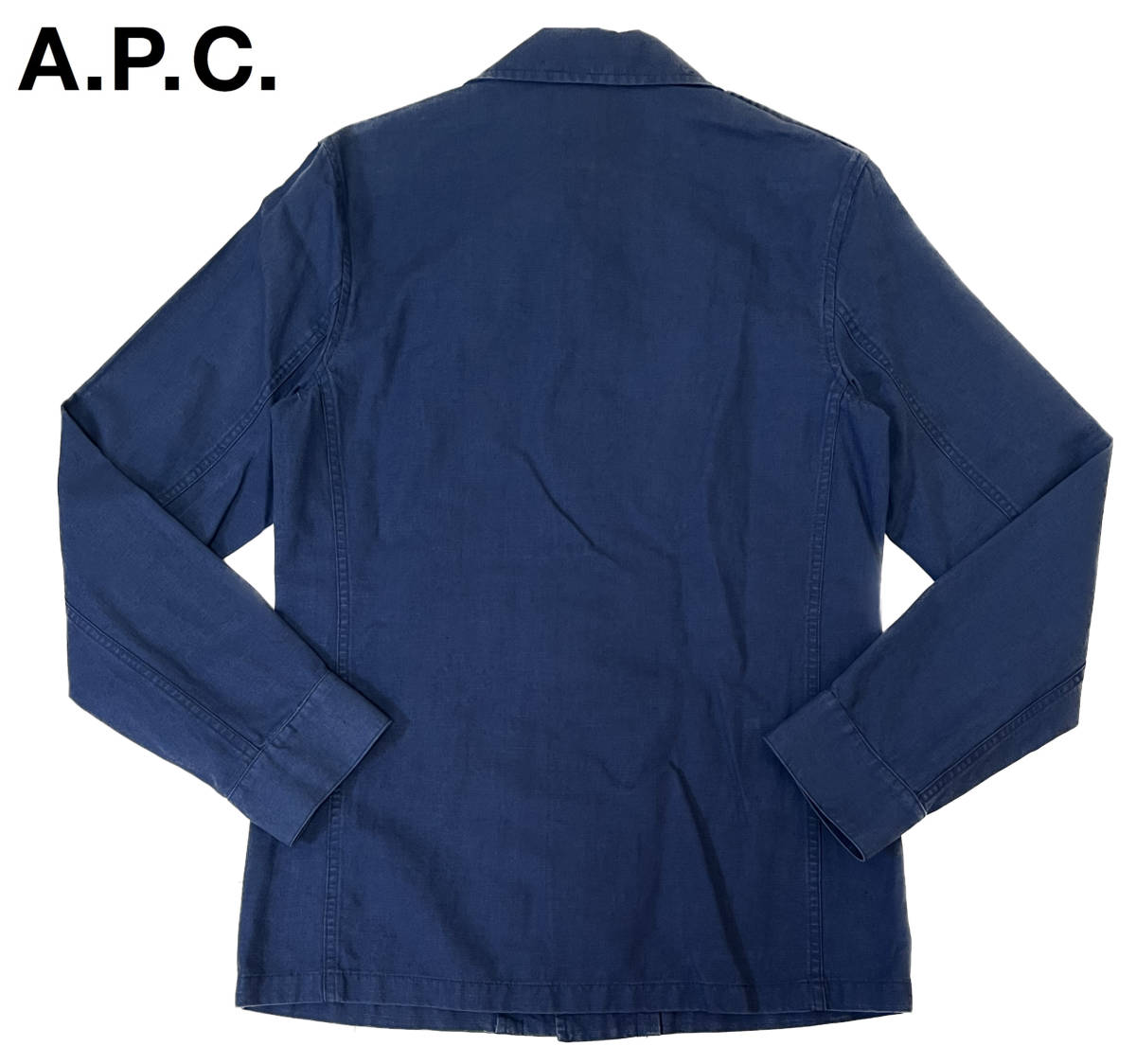 ★A.P.C. アーペーセー M-65 ミリタリー ジャケット ネイビー メンズ XS_画像2