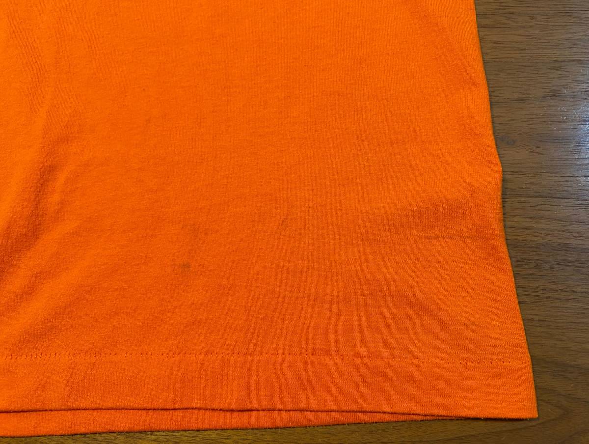 古着 エアフォース AIRFORCE Tシャツ メンズ M オレンジ ミリタリー 半袖 ビンテージ_画像4