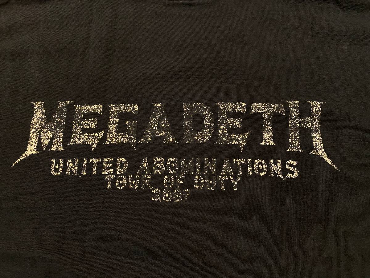 Megadeth メガデス ツアー Tシャツ 2007 United Abominations 古着_画像8