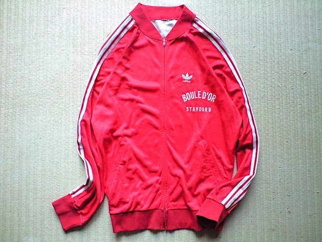 即決 大きめ レアサイズ 1点物 70s ヴィンテージ adidas made in