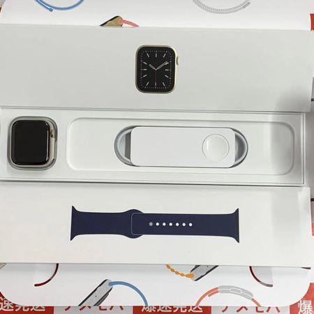 爆速発送 大特価 Apple Watch Series 6 GPS+Cellular 44mm MJXN3J/A ゴールドステンレススチールケース/ディープネイビースポーツバンド