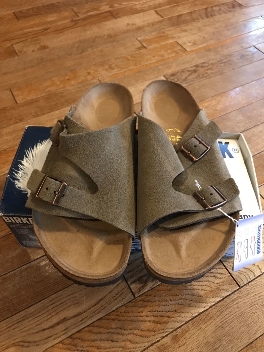 BIRKENSTOCK ZURICH VELOURS TAUPE サイズ42 ビルケンシュトック チューリッヒ トープ_画像1