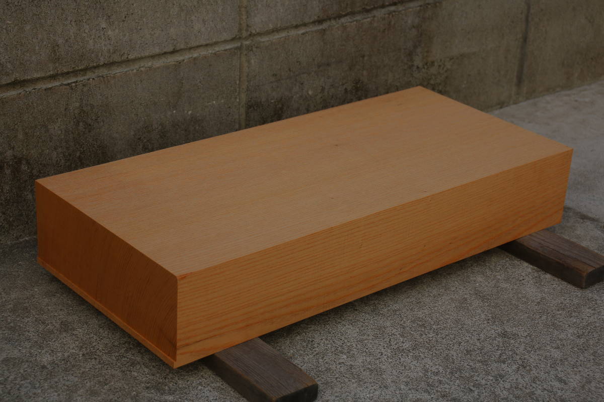 欅　けやき　ケヤキ　無垢材　テーブル　看板　彫刻材　長さ42.5cm　幅19.1cm　厚み7.3cm