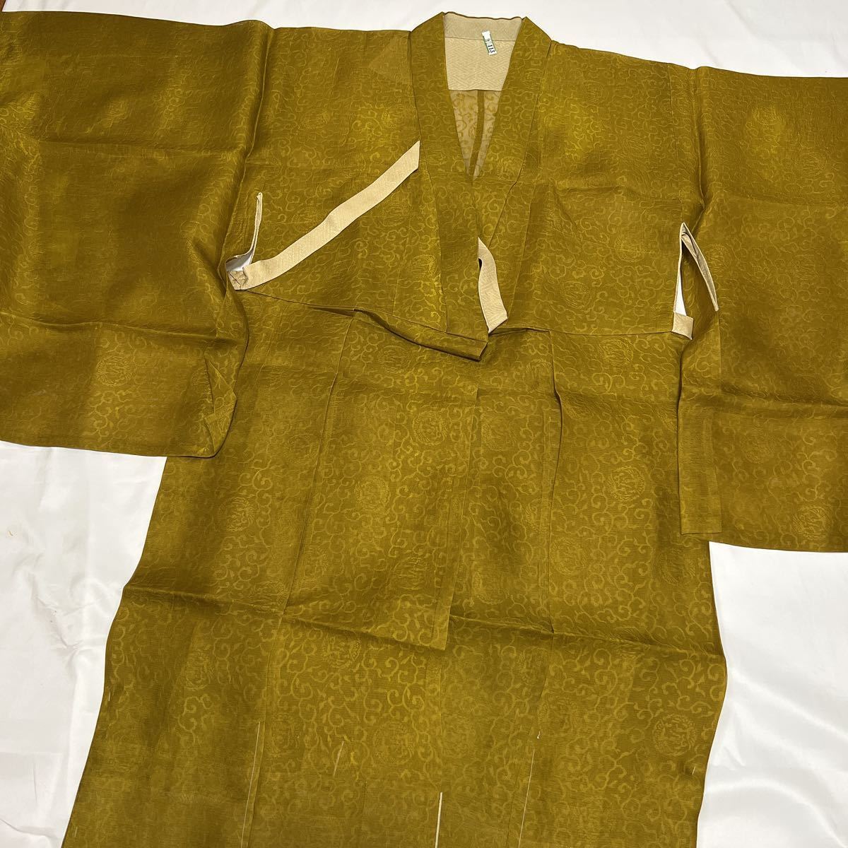 美品 【臨済宗】【法衣】正絹 夏用 柄 出頭衣 従軍衣 禅宗 法要 美品 【臨済宗】【法衣】正絹 夏用 柄 出頭衣 従軍衣 禅宗 法要