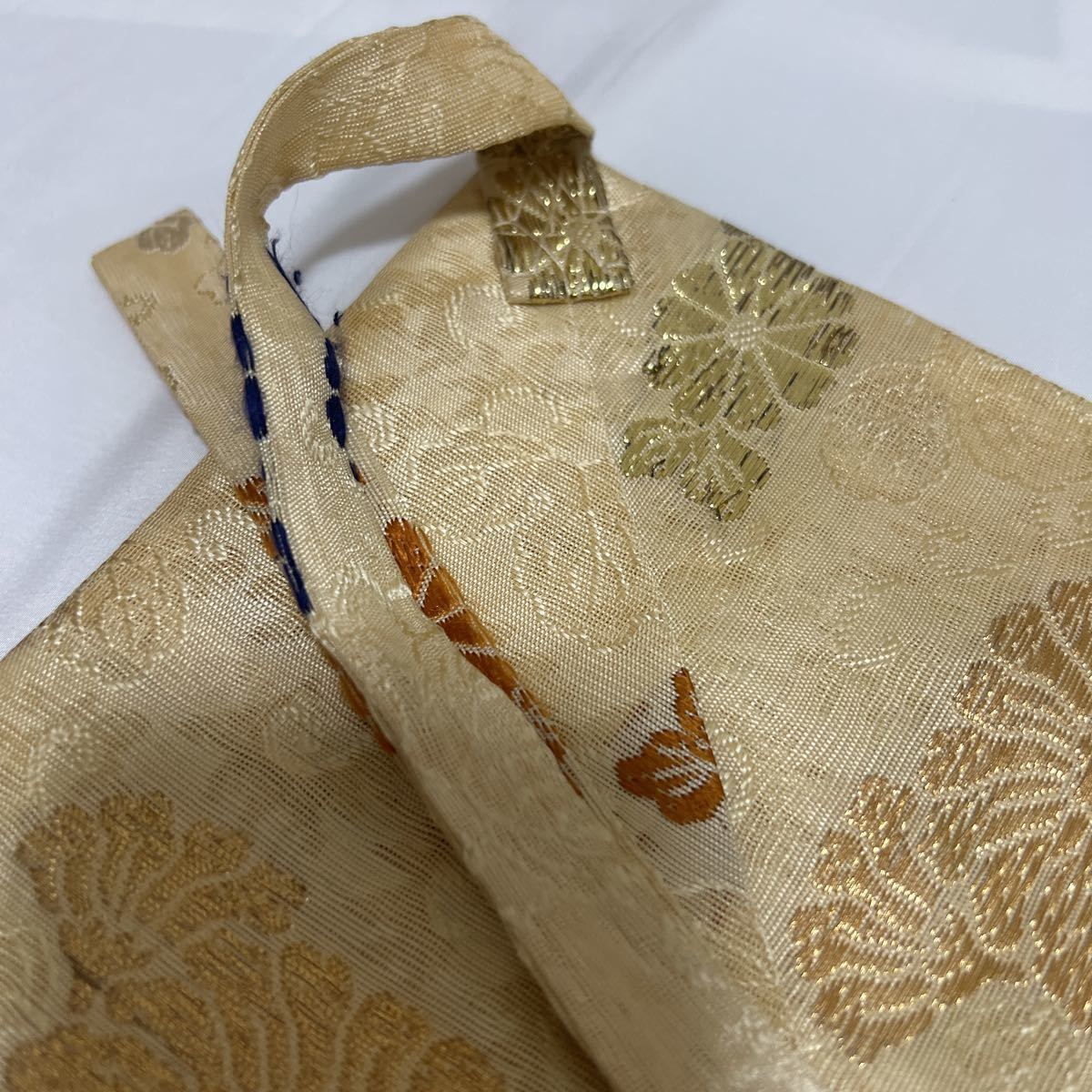美品 日蓮宗【五条袈裟】正絹 白 法要 葬儀 仏具 僧侶 装束 五条 美品 日蓮宗【五条袈裟】正絹 白 法要 葬儀 仏具 僧侶 装束 五条