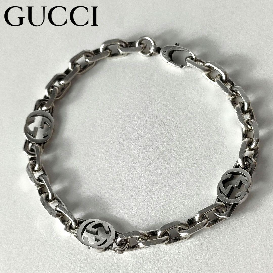 特価爆買い Gucci - gucci インターロッキングG シルバー ブレスレット