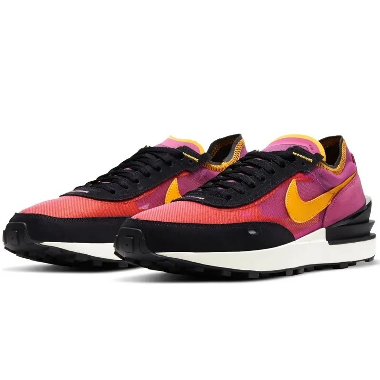 ☆NIKE WAFFLE ONE 赤紫/濃黄/黒 28.0cm ナイキ ワッフルワン ワッフル ワン DA7995-600