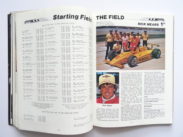 洋書◆インディ500写真集 1984年 本 インディアナポリス 自動車 レース_画像7