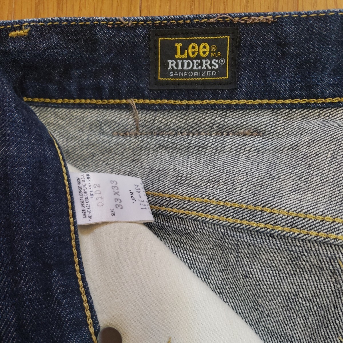 愛用 ブーツカット 102 Riders Lee ジッパーフライ 中古 L33 W33 W33