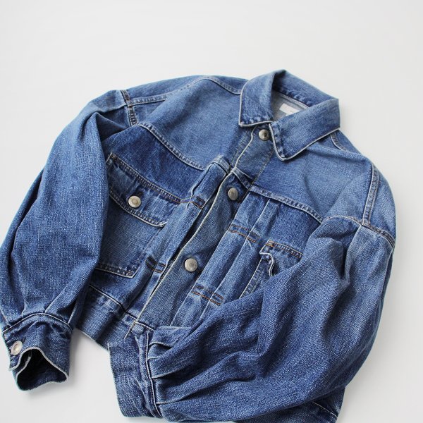 定価4.2万 HYKE ハイク BALOON SLEEVE DENIM JACKET TYPE 2 デニム