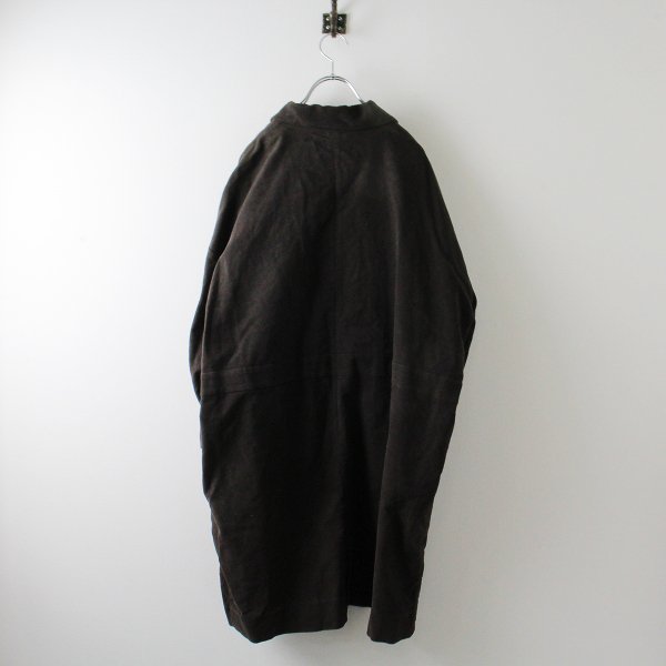 TANDEYo low ne6. кнопка. ba Rune пальто ( ворсистый )/ уголь внешний верхняя одежда [2400013329651]